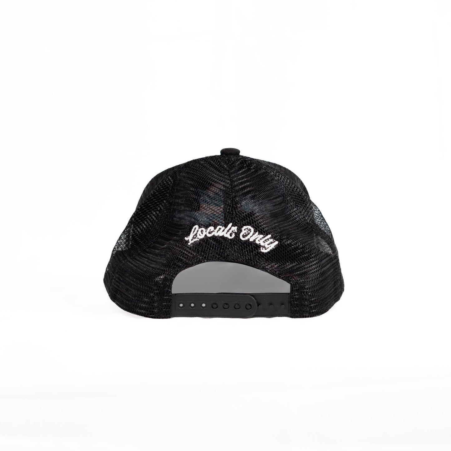 LOCALS ONLY TRUCKER HAT - BLACK