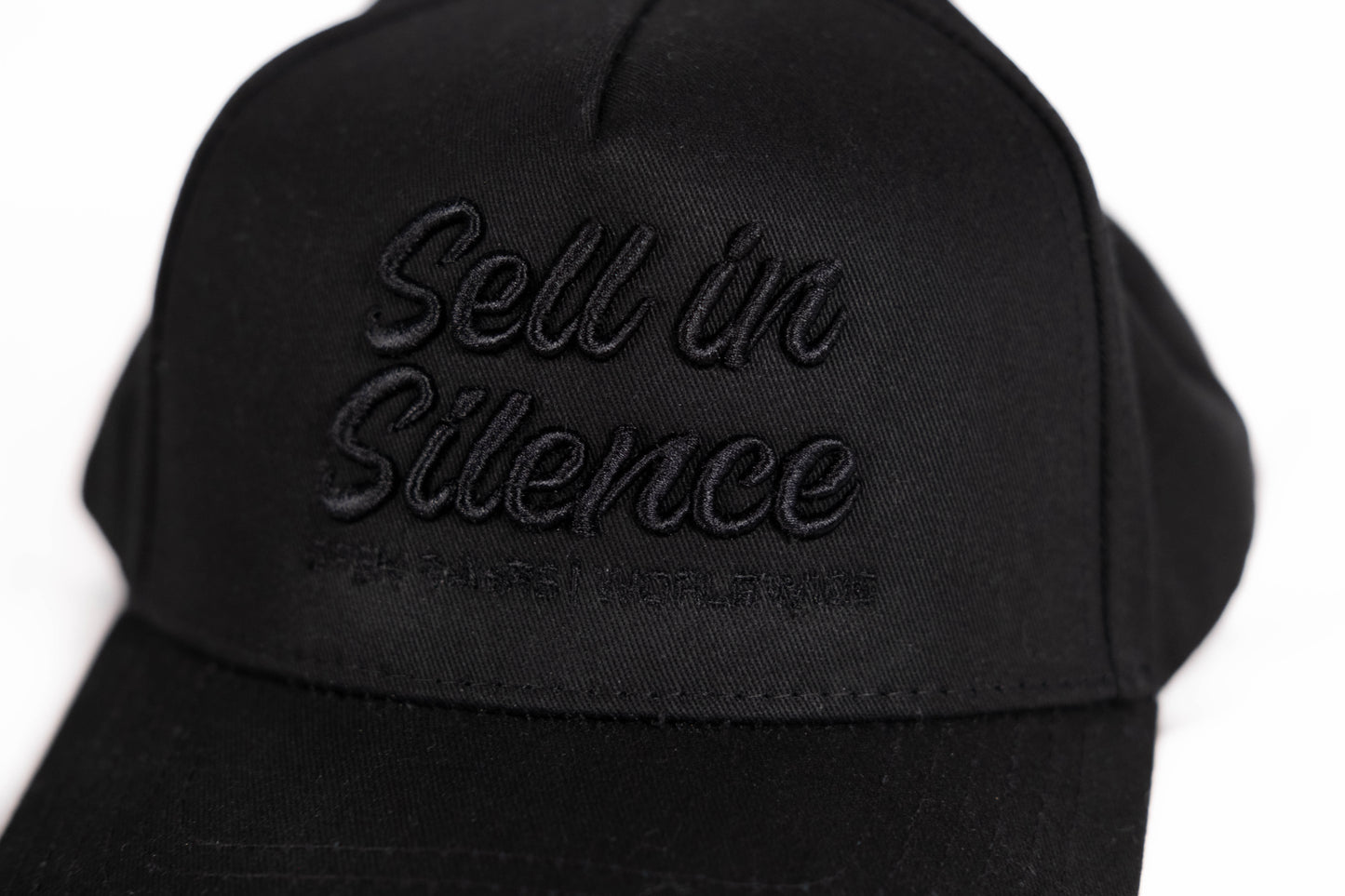 SELL IN SILENCE HAT - BLACK