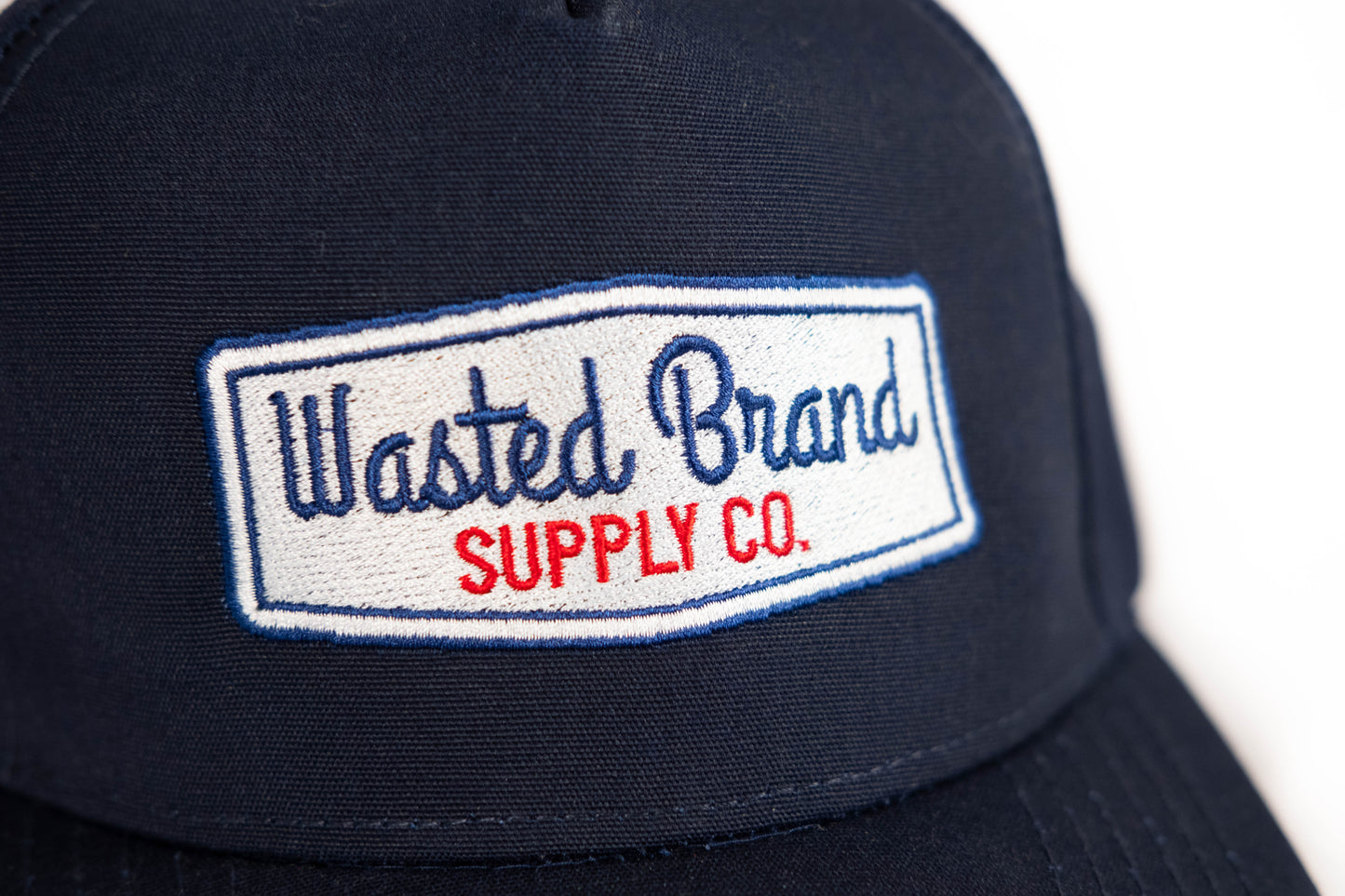 WASTED BRAND SUPPLY CO. DAIRY LAND HAT - NAVY