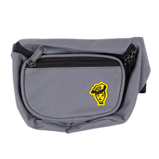 WASTED BRAND SMUGGLE BAG -  HI-TRAPPIN CONTROL CONCRETE GRAY