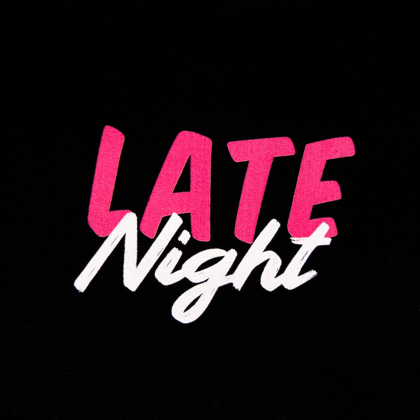 LATE NIGHT HOODIE - BLACK