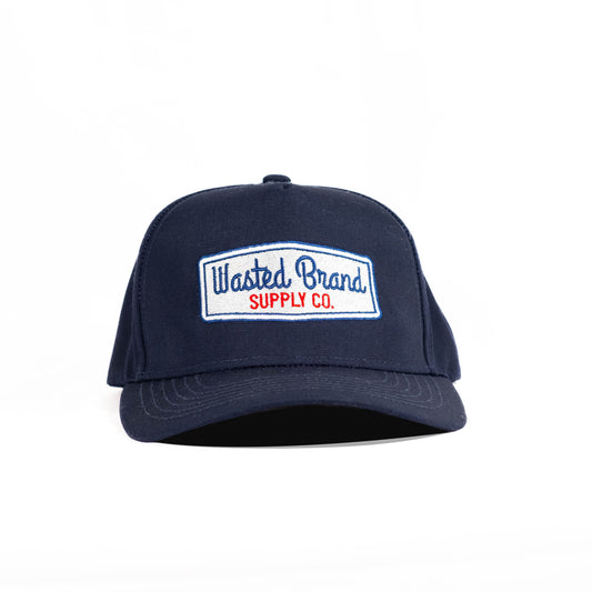 WASTED BRAND SUPPLY CO. DAIRY LAND HAT - NAVY