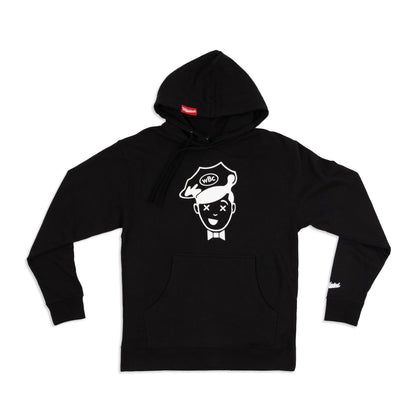 CLASSIC MILKMAN LOGO HOODIE - BLACK