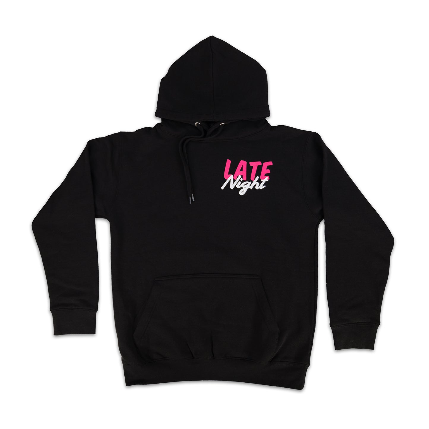 LATE NIGHT HOODIE - BLACK